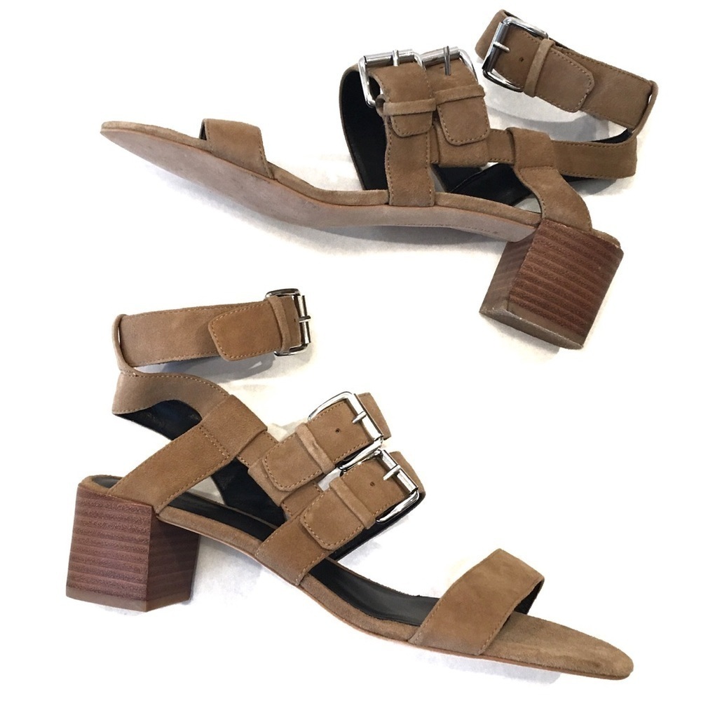 Rebecca Minkoff Ilana Tan Strappy Suede Women's Wrapped Sandals